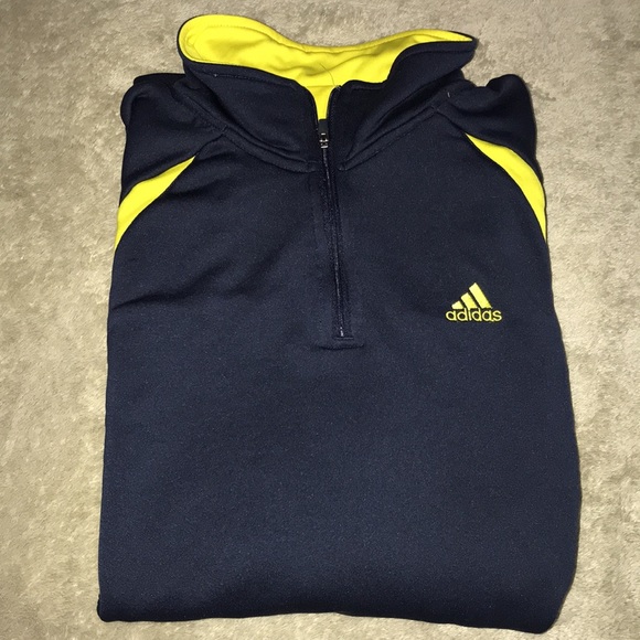 Adidas Jacket great U Michigan colors EUC UMich #GoBlue - Picture 3 of 12